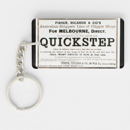 クイックステップクリッパー帆船1859 キーホルダー