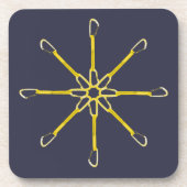 クイックドロー花 コースター (正面)