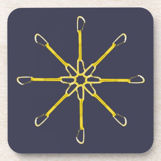 クイックドロー花 コースター (正面)