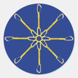 クイックドロー花 ラウンドシール