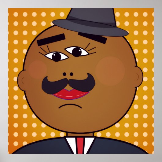 クイックドロー スクエア ポスター (正面)