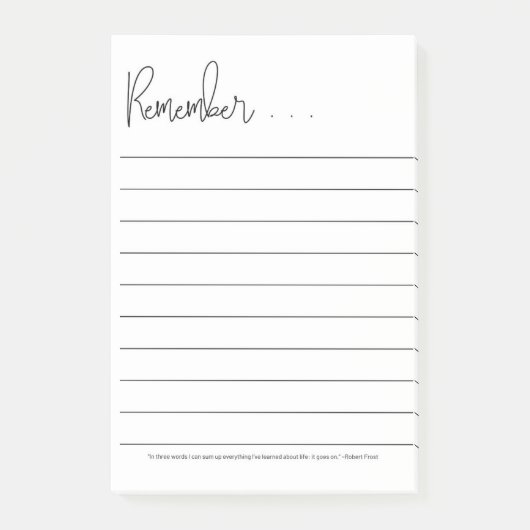 クイックノートメモ ポストイット (正面)