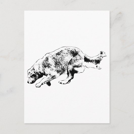 クイックノート：黄金の外出先 ポストカード (正面)