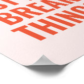 クイックブレークアイテムの移動引用文カスタマイズ ポスター (角)