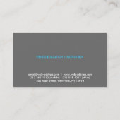 クイックラビットパーソナルトレーナー名刺 名刺 (裏面)