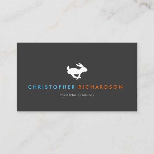 クイックラビットパーソナルトレーナー名刺 名刺 (正面)