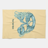 クイック描画登山ハーネスのロック キッチンタオル (横)