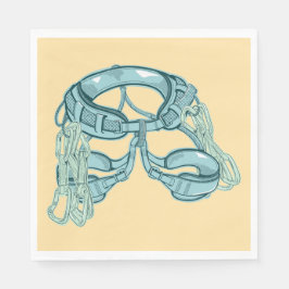 クイック描画登山ハーネスのロック スタンダードランチョンナプキン