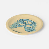 クイック描画登山ハーネスのロック ペーパープレート (アングル)