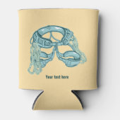 クイック描画登山ハーネスのロック 缶クーラー (正面)