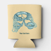 クイック描画登山ハーネスのロック 缶クーラー (裏面)