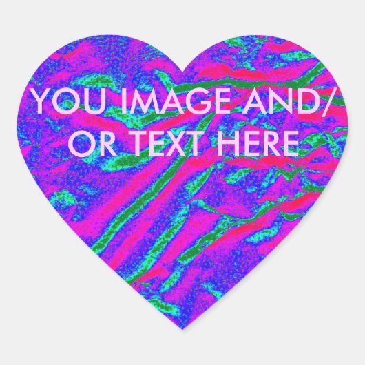 クイック製品の作成 – 画像や文字はこちら ハートシール (正面)