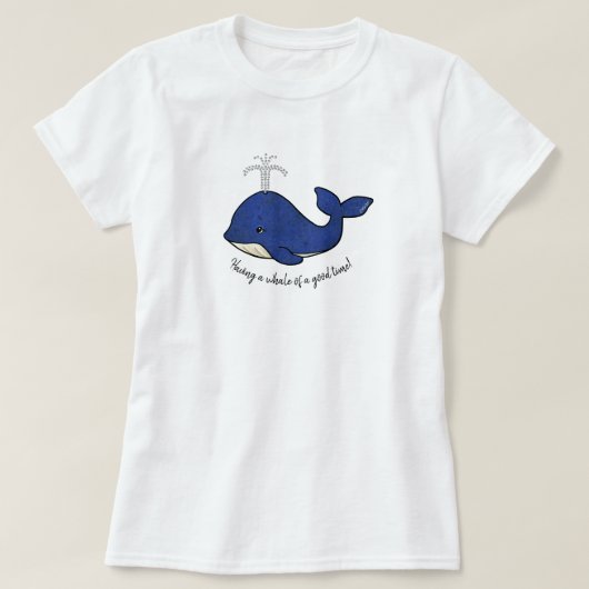 クイニアート くじら Tシャツ (デザイン正面)