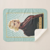 クイニーゴールドスタインキャラクターグラフィック シェルパブランケット (正面(横))