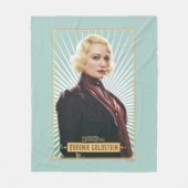 クイニーゴールドスタインキャラクターグラフィック フリースブランケット (正面)