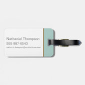 クイニーゴールドスタインキャラクターグラフィック ラゲッジタグ (裏面横)