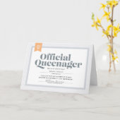 クイネガー誕生日カード カード (黄色い花)