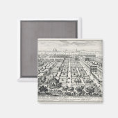 クイリナーレの庭園、'Li Giardini di Romから マグネット (正面/裏面)