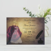 クイルとインクウェル 招待状 (スタンド正面)