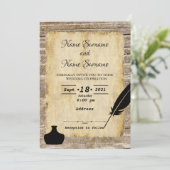 クイルとインクウェル 招待状 (スタンド正面)