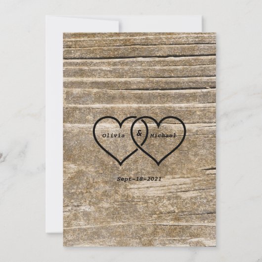 クイルとインクウェル 招待状 (裏面)