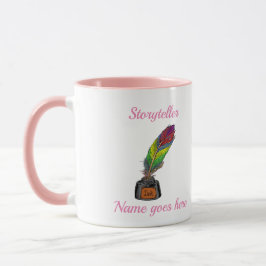 クイルとインクジャー マグカップ