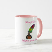 クイルとインクジャー マグカップ (正面右)