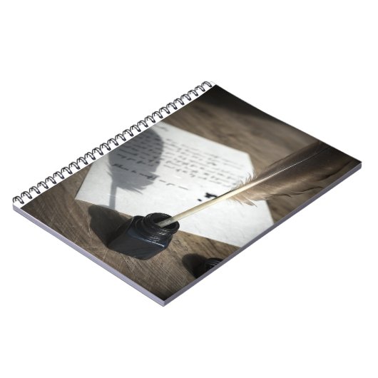 クイルとインク ノートブック (左側)