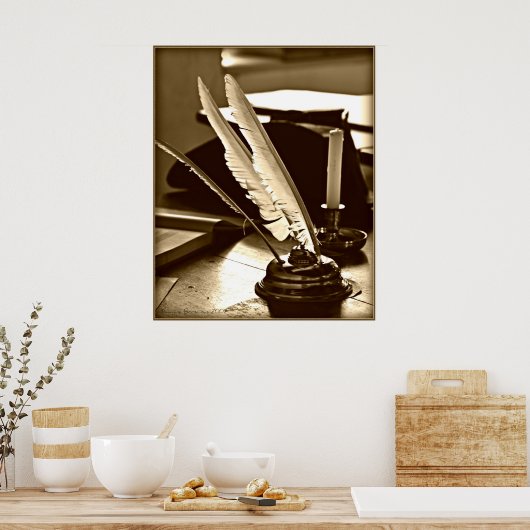 クイルとインク ポスター (キッチン)