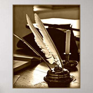 クイルとインク ポスター