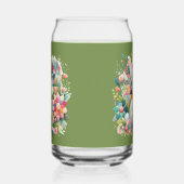 クイルトと花のウサギちゃん ガラス缶 (左)