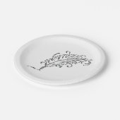 クイルペンの紙皿 ペーパープレート (アングル)