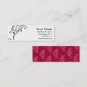 クイルペンの細い名刺 スキニー名刺 (正面/裏面)