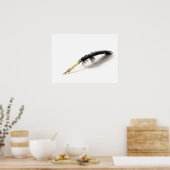 クイルペンプリント ポスター (キッチン)