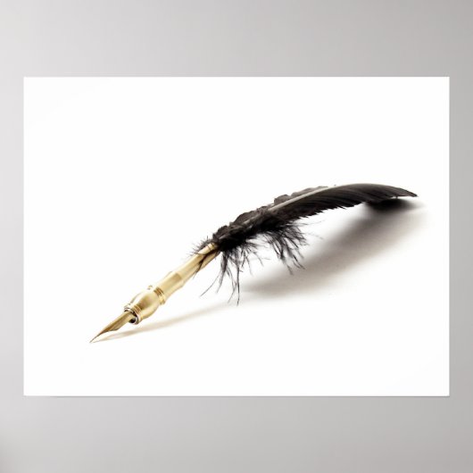 クイルペンプリント ポスター (正面)