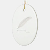 クイルペン セラミックオーナメント (左)