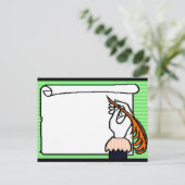 クイル書の楽器 ポストカード (スタンド正面)