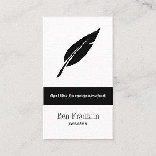 クイル 名刺 (正面)