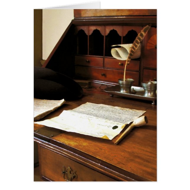 クイル、紙および管 (正面)