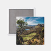 クイレーニング、スカイ島、スコットランドマグネット マグネット (正面/裏面)