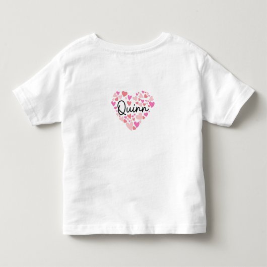 クインが大好き トドラーTシャツ (裏面)
