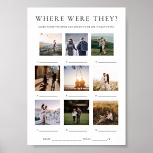 クインどこに彼らは休暇の写真ゲーム ポスター