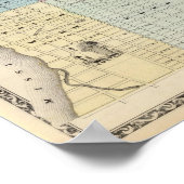 クインシーの地図 ポスター (角)