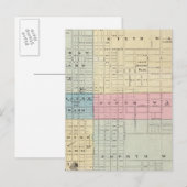 クインシーの地図 ポストカード (正面/裏面)