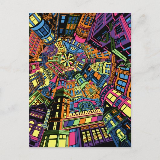 クインシーイリノイ歴史地区はがき ポストカード (正面)