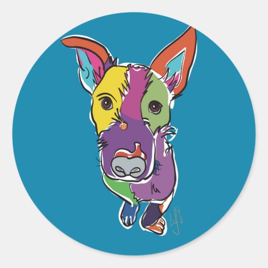 クインシーテキサス州ピエドッグ ラウンドシール (正面)