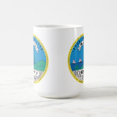 クインシーマサチューセッツ州の都市 モーフィングマグカップ (中央)