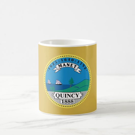 クインシーマサチューセッツ コーヒーマグカップ (中央)