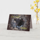 クインシーPinzgauerの子牛5896 -大事な行事を作って下さい カード (黄色い花)