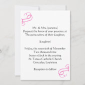 クインス招待状 招待状 (正面)